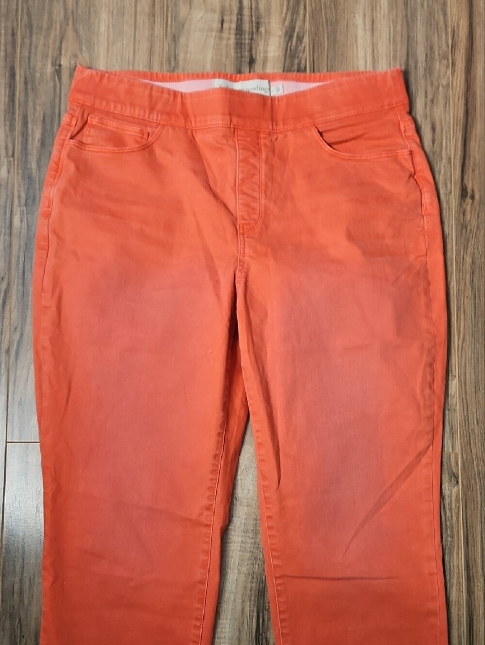 Soft Surroundings Women’s Orange Stretch Pull On Pants Large - Picture 2 of 10